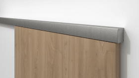 Hermat Schiebetürbeschlag,mit Laufschiene,SAN REMO, 2000mm, 60kg,grau