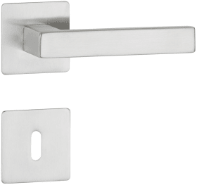 Hermat Drückergarnitur 1682.L/2611,Ros.,eck.,BB,8,ER,TS 38-45