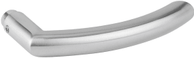Hermat Drückerlochteil BASIC 04 Ö1804/85, 8,5mm,edelstahl matt