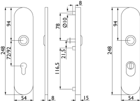 Hermat SI-DRG 1902/2091,LS ov.,15mm,ES1,ZA/PZ 92/8,w ähnlich RAL 9016,TS60-80