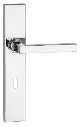 Hermat Drückergarnitur 1835.FD,LS eck,BB72/8,TS 37-50,ER pol.