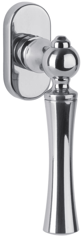 Hermat Fenstergriff VENEZIA 1149/DK,Stand.,ov.,7/31,gl. verchr.