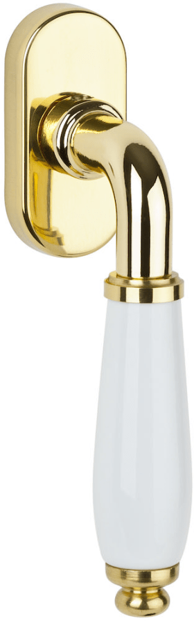 Hermat Fenstergriff LILLE 1157/DK,Stand.,ov.,7/31,ms.pol./ws.