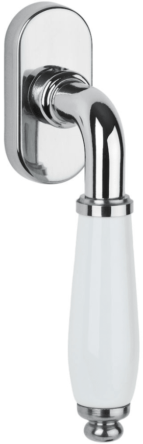 Hermat Fenstergriff LILLE 1157/DK,Stand.,ov.,7/31,gl.chr./ws.