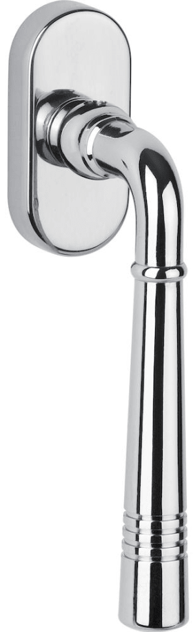 Hermat Fenstergriff LYON 1174.F/DK,Stand.,ov.,7/31,gl. verchr.