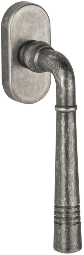Hermat Fenstergriff LYON 1174.F/DK,Stand.,ov.,7/40,eisenf.schw.