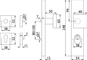 Hermat Kombi-WSG 1835/2094/3132,LS/Ros.,15mm,ES1,ZA/PZ 92/8,DR,ER,TS 64-83
