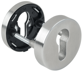 Hermat Schutzrosette 2073.S,rund,11mm/PZ,ER matt,TS40-89