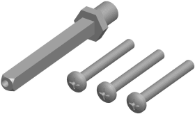 Hermat Befestigungsset 4089.WG, VK 10,TS 38-43
