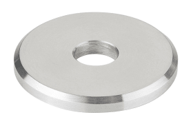 Hermat Unterlegscheibe, rund, Ø 30, H 3,edelstahl matt