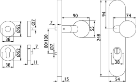 Hermat Kombi-WSG 1804/2089/3126,LS/Ros.,15mm,ES1,ZA/PZ 72/8,DR,ER,TS 36-53