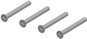 Hermat Befestigungsset 4373.AP/DG Ros., M4x80,TS 64-73 vz