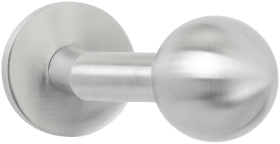 Hermat Knopf 2073.M/3126/GK.LT,drehb.,o.Schl.ros.rd,ER