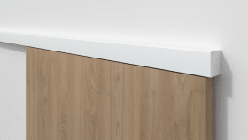 Hermat Schiebetürbeschlag,mit Laufschiene,SAN REMO, 3000mm, 60kg,weiß