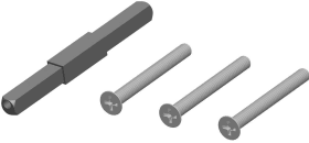 Hermat Befestigungsset 4091.DG, VK 8/10,TS 77-86