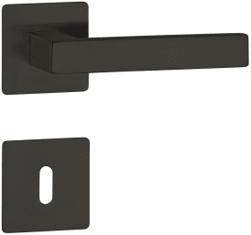 Hermat Drückergarnitur 1682.L/2611,Ros.,eck.,BB,8,smoke bla.,TS 37-47