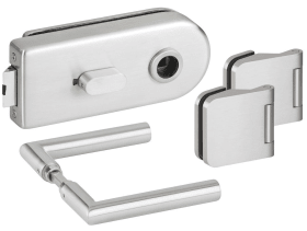 Hermat Ganzglastürschloss 6016/6315/1802,WC/SS,8mm,ER-Optik,FlüFA