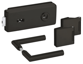 Hermat Ganzglastürschloss 6082/6325/1802,BB,8mm,smoke bla.,FlüFA