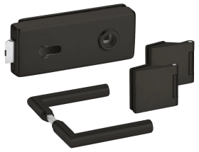 Hermat Ganzglastürschloss 6083/6325/1802,PZ,8mm,smoke bla.,FlüFA