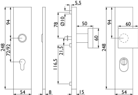 Hermat SI-WSG 1835/2094/3132,LS eck.,15mm,ES1,ZA/PZ 72/8,ER pol.,TS36-53