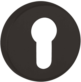 Hermat Schlüsselrosette 2036.K,rund,PZ, 10,5mm,TS 38-45,smoke bla.