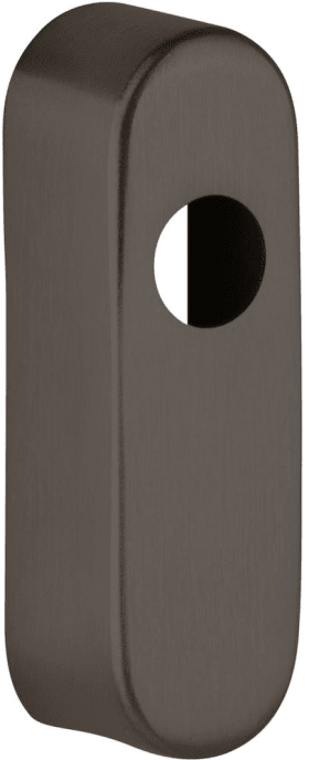 Hermat Fenstergriffrosette DKSI,oval,smoke black