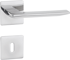 Hermat Drückergarnitur 1691/2611.FL,Ros.,eck.,BB,8,ER pol.,TS 38-45