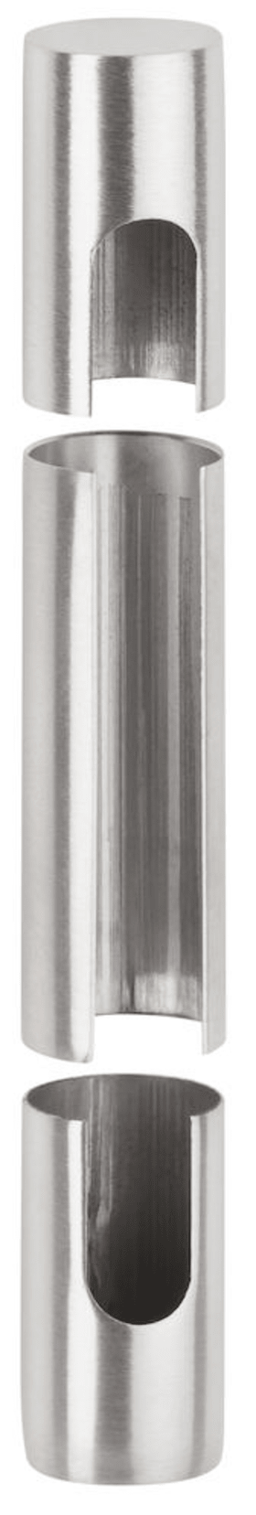 Hermat Hülse 6684/6315/3TLG/SET, Ø15mm,edelstahl matt