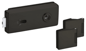 Hermat Ganzglastürschloss 6083/6325,PZ,8mm,smoke bla.,FlüFA