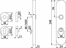 Hermat Kombi-WSG 2089/2336,LS/Ros.,15mm,ES1,ZA/PZ 92/8,ER,TS 64-83