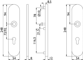 Hermat FS SI-DRG 1816/2089,LS ov.,12mm,ES1/PZ 92/9,ER,TS38-63