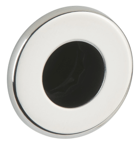 Hermat Drückerrosette 2402.KF,rund, 3mm,ER pol.