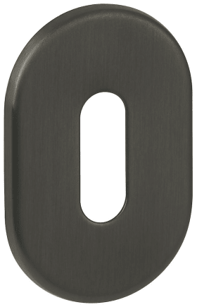 Hermat Schlüsselrosette 2401/OVAL,oval,BB, 3mm,smoke bla.