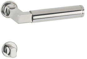 Hermat Drückergarnitur 1831/2402.KF,Ros.,rd.,WC/S,8(8),ER pol.,TS 38-42