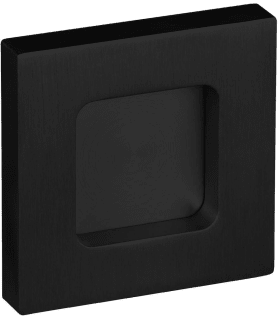 Hermat Muschelgriff 6403.K/SKL,70x70,geschlossen,UG,cl.black,TS 8-12