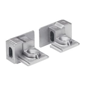 9900064000101 ENDSTÜCKE (2ER SET) FÜR G-N CONTUR, SILBERFARBIG