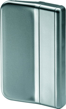 BALKONTÜRGRIFF GRAU ALUMINIUM/RAL 9007 M.BEF.PLATTE 539 780