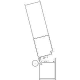 FINGERSCHUTZ BANDSEIT. BO-20 RAL 9016 1750 MM 5-447-1750