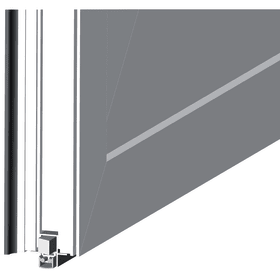 TÜRDICHTUNG UNIDICHT S-12 EINSEITIG 583 MM 1-374-0585