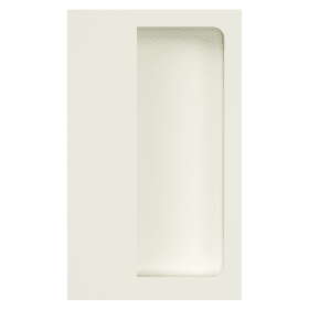 HEWI Einlassmuschel, matt, Einlassmaße 90x42mm, t=15mm reinweiß 