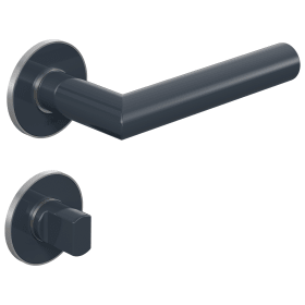 BICOLOR F-B-GARNITUR 162PCIX02230 92 M.FLACHEN EDELSTAHLROSETTEN ANTHRAZITGR.