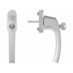 HOPPE Fenstergriff Flensburg 0385S/U26, Aluminium