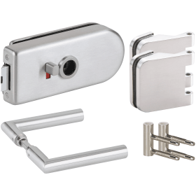 GLASTÜR-SCHLOSSKASTEN BAD - VENEZIA 6016S/6315/1802/HZ-BAD-20 UNVERS. LS/RS