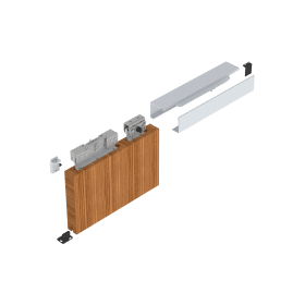 HELM GT-L 80 H412 SCHIEBETÜRSYSTEM HOLZ EV1 ELOX., 1-FLG. BIS 80 KG, 2000 MM