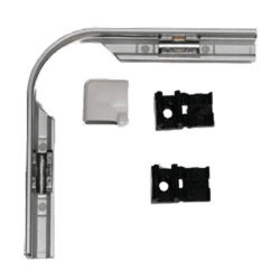 Maco  Eckumlenkung PRIMAT-FL190 mit Zubehör Kipp ein- und Klapp auswärts tiefschwarz RAL 9005  321587