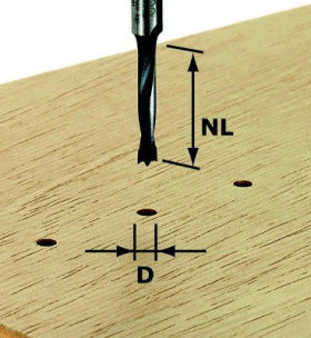 Dübelbohrer HW D3/16 ,  491065