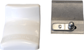 HAUTAU OL-Winkel-Flügelbock, mit Kappe, Primat kompakt 300, Stahl, schwarz beschichtet