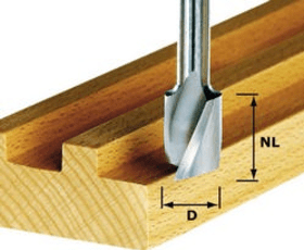Festool Spiralnutfräser HW