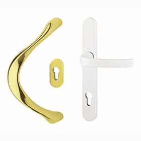 BÜGELGRIFF PAKET M 553- 250 F 1909291 .PROFILTÜREN M.AUSSENROS. F77-R/WEISS