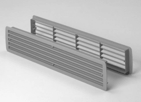 BADLÜFTUNG BZL 9020 ALU F1 ELOX.400X105 MM (433X80MM) TS 34-60 MM HOJU